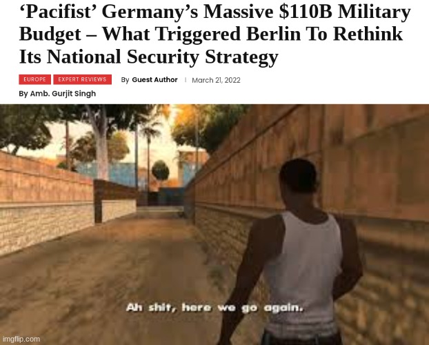 WW3 | image tagged in ah shit here we go again | made w/ Imgflip meme maker