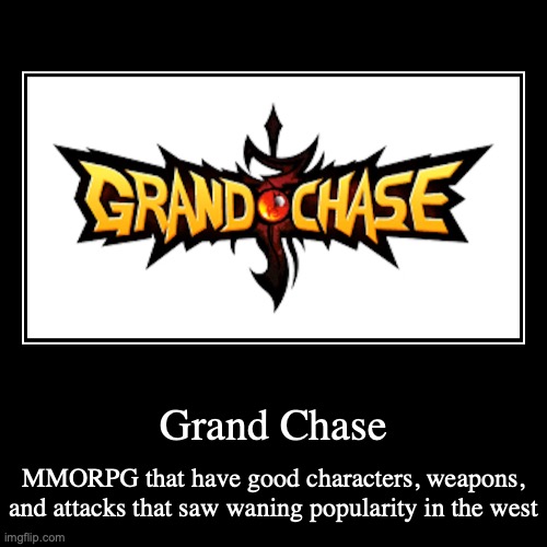 Grand Chase | image tagged in demotivationals,gaming,grand chase | made w/ Imgflip demotivational maker