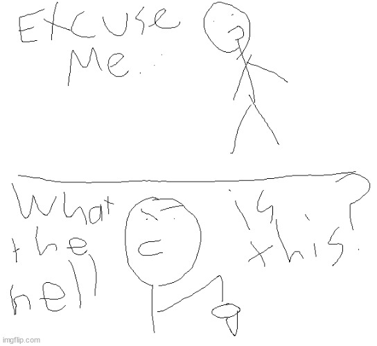 https://imgflip.com/memegenerator/378679488/Excuse-me | image tagged in excuse me,what the hell | made w/ Imgflip meme maker