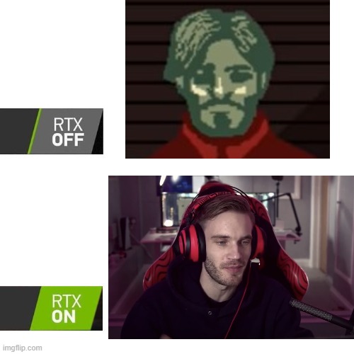 rtx off pewdiepie | image tagged in rtx,pewdiepie,papers please | made w/ Imgflip meme maker