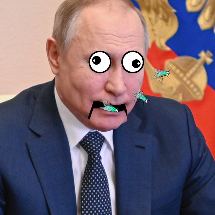 Putin spit enemies Blank Meme Template