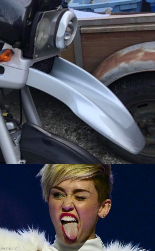 image tagged in miley cyrus tongue,bmw gs,gs | made w/ Imgflip meme maker