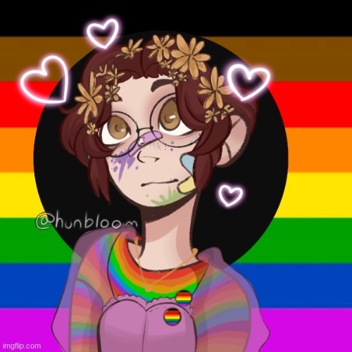 Rainbow-themed, her name is Randi | image tagged in picrew,woooooo,lol | made w/ Imgflip meme maker