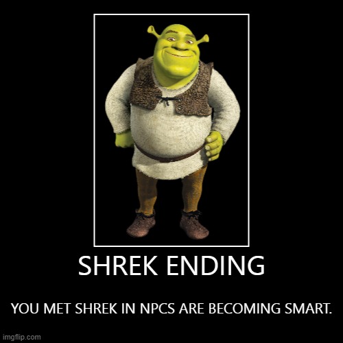 Shrek Ending | image tagged in funny,demotivationals,shrek,dreamworks | made w/ Imgflip demotivational maker