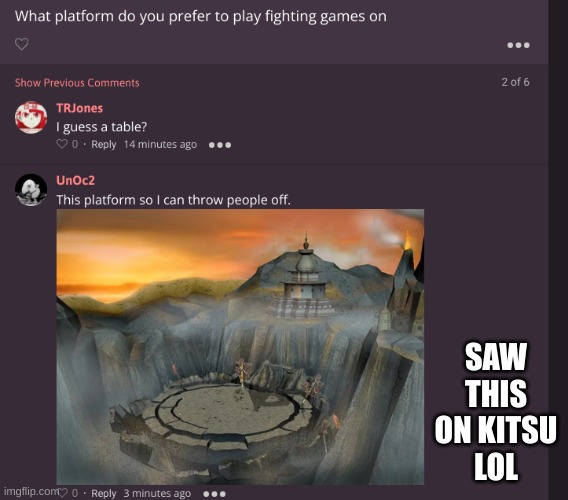 SAW THIS ON KITSU
LOL | made w/ Imgflip meme maker