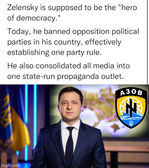 Zelensky is a dictator not hero | image tagged in hero | made w/ Imgflip meme maker