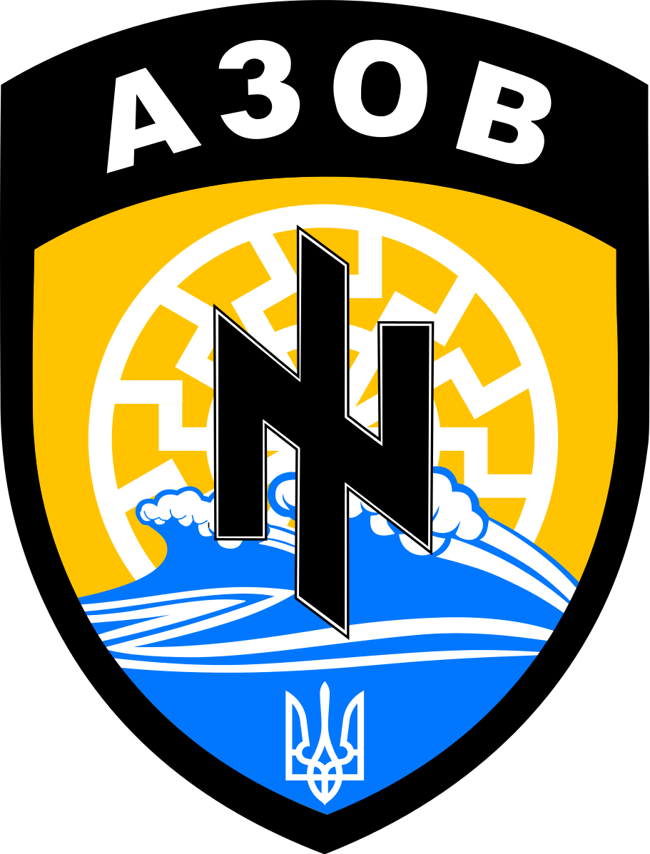 High Quality Ukraine Azov Battalion emblem with transparency Blank Meme Template