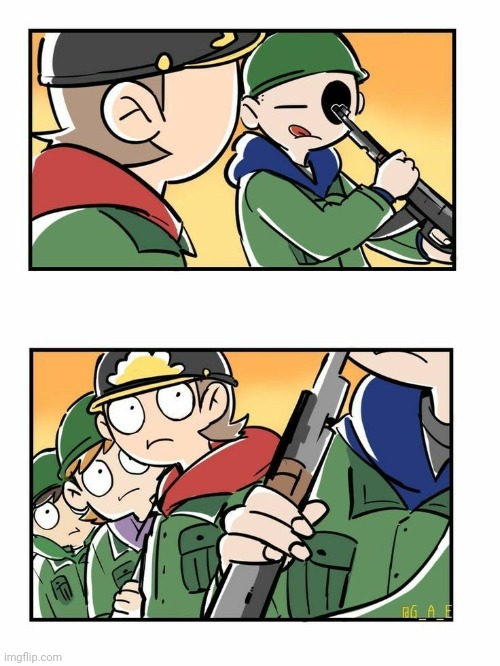 i mean the bullet will just be absorbed into the void so there is not point in trying | made w/ Imgflip meme maker