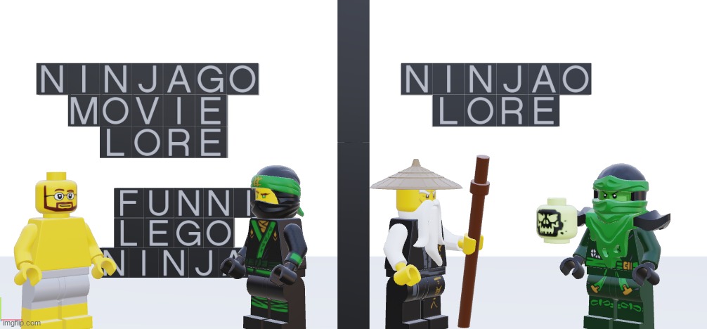 ninjago lore | image tagged in took me like 7 min to make this shit | made w/ Imgflip meme maker