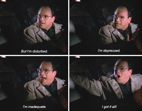 Inadequate George Costanza Blank Meme Template