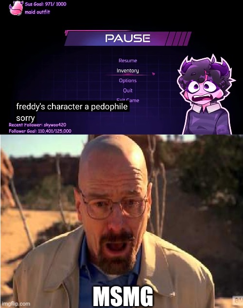 The d-word | MSMG | image tagged in mr white and jesse | made w/ Imgflip meme maker