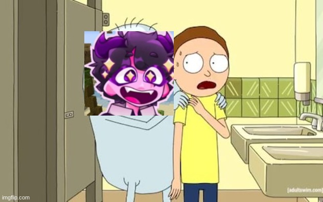 Mr Jellybean, Rick and Morty, Bad vibes, Public bathroom | image tagged in mr jellybean rick and morty bad vibes public bathroom | made w/ Imgflip meme maker