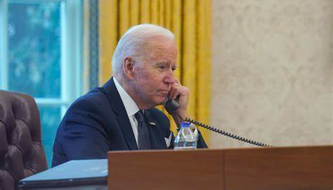 Joe Biden phone call Blank Meme Template