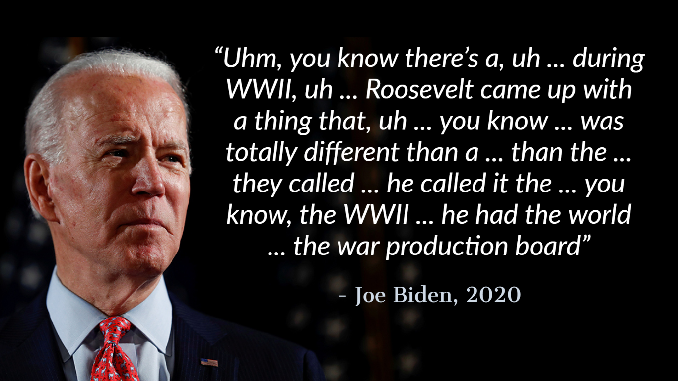 Biden quote Blank Meme Template