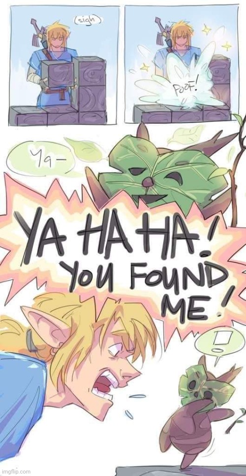 WHEN LINK GETS SICK OF HEARING IT OVER AND OVER | image tagged in the legend of zelda breath of the wild,the legend of zelda,link,comics/cartoons | made w/ Imgflip meme maker