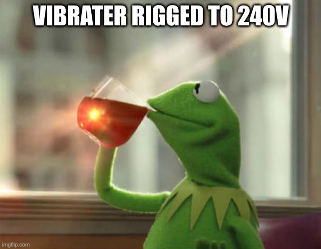twisted clue winning answer | VIBRATER RIGGED TO 240V | image tagged in memes,but that's none of my business neutral | made w/ Imgflip meme maker