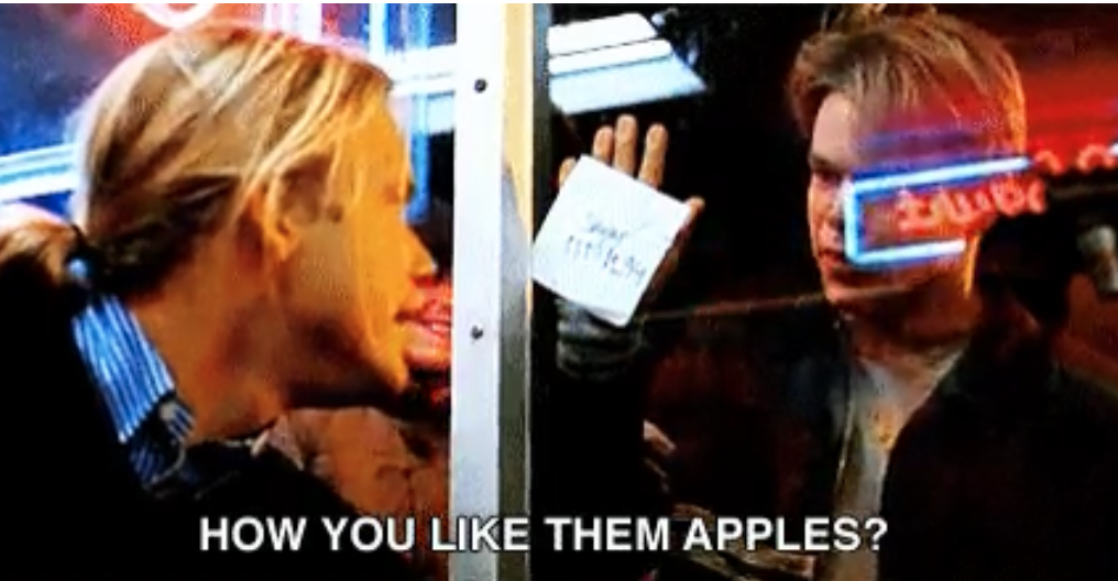 good will hunting apples Blank Meme Template