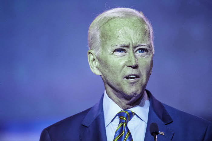 High Quality alien biden Blank Meme Template