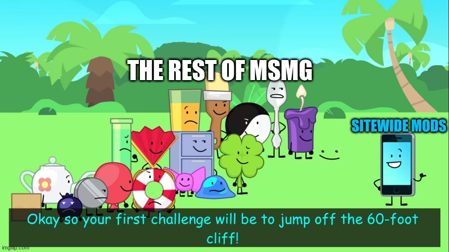 when the new rule: | THE REST OF MSMG; SITEWIDE MODS | made w/ Imgflip meme maker