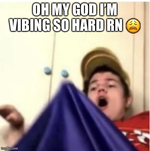 :weary: | OH MY GOD I’M VIBING SO HARD RN 😩 | image tagged in alfaoxtrot mega boner | made w/ Imgflip meme maker