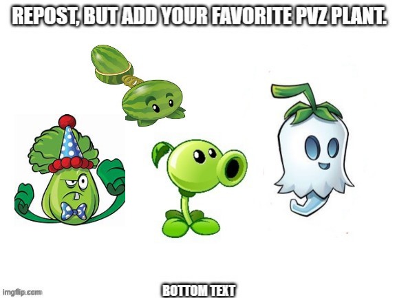 mine was bonk choy | image tagged in pvz 2 | made w/ Imgflip meme maker