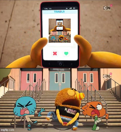 ew | image tagged in gumball | made w/ Imgflip meme maker