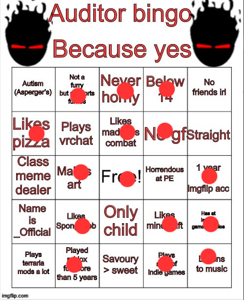 bingo audi | image tagged in bingo audi | made w/ Imgflip meme maker