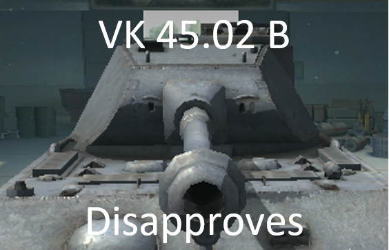 VK 45.02 B Disapproves Blank Meme Template