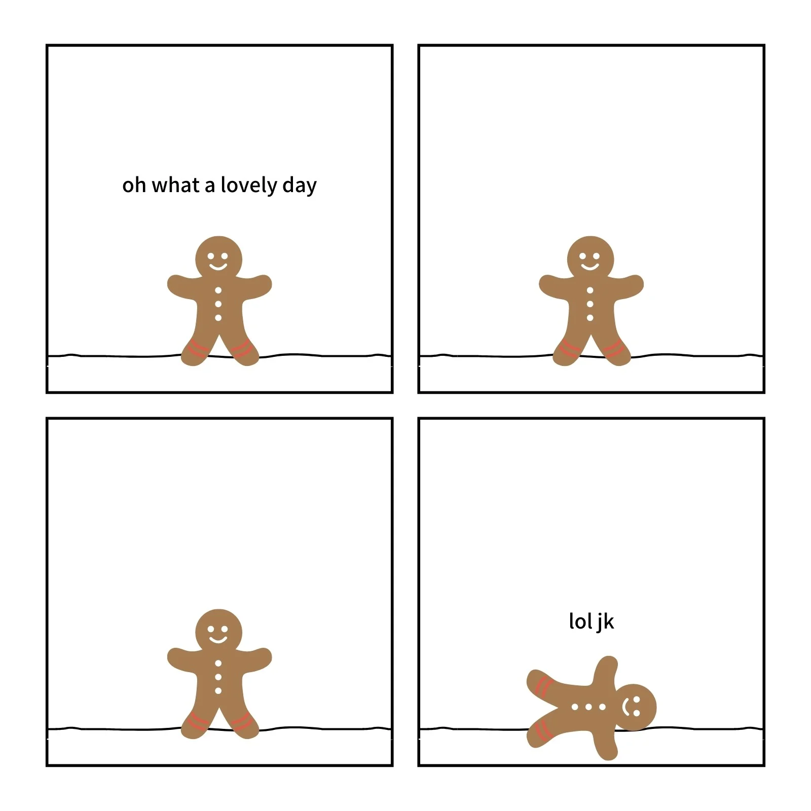 Oh what a lovely day Blank Meme Template
