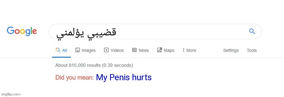 Did you mean? | قضيبي يؤلمني My Penis hurts | image tagged in did you mean | made w/ Imgflip meme maker