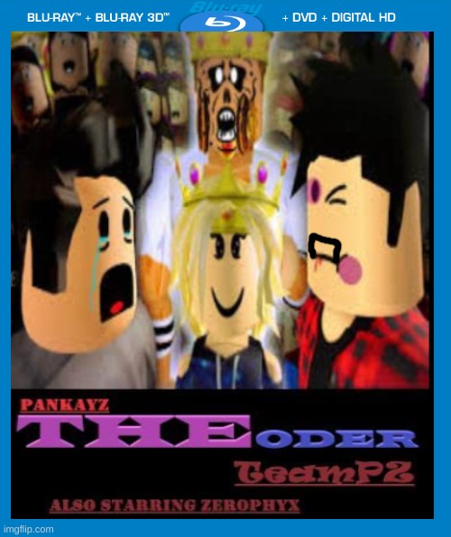 Bloxmarket: The Oder BLURAY         (Movie Made By Zerophyx) The Movies Was Released in 2021 | image tagged in roblox,dvd,transpatent dvd case,memes | made w/ Imgflip meme maker