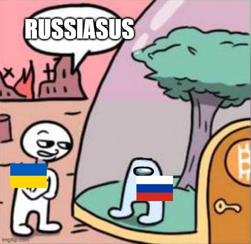 when the invader is sus! |  RUSSIASUS | image tagged in amogus | made w/ Imgflip meme maker