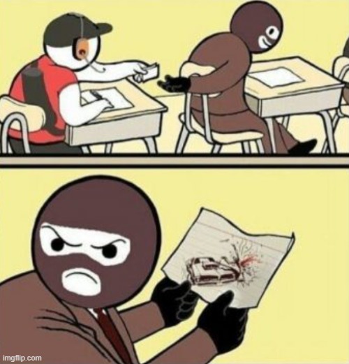 Did anyone besides Scout put a card into the bucket? | image tagged in team fortress 2,tf2,funny memes,dank memes,memes | made w/ Imgflip meme maker