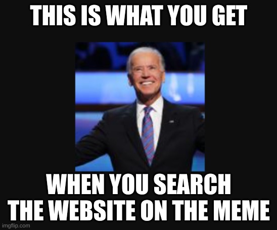 THIS IS WHAT YOU GET WHEN YOU SEARCH THE WEBSITE ON THE MEME | made w/ Imgflip meme maker
