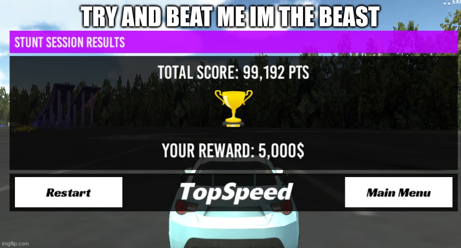 beanz | TRY AND BEAT ME IM THE BEAST | made w/ Imgflip meme maker