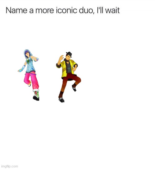I challenge you. | image tagged in name a more iconic duo i'll wait,ddr,fnf,mods | made w/ Imgflip meme maker