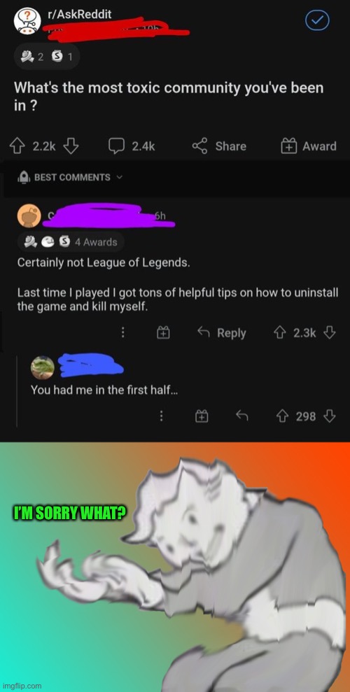 HmmmMmm… |  I’M SORRY WHAT? | image tagged in i'm sorry what,funny,memes,they had us in the first half | made w/ Imgflip meme maker