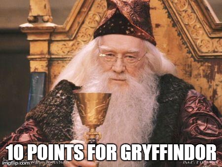 10 POINTS FOR GRYFFINDOR | made w/ Imgflip meme maker