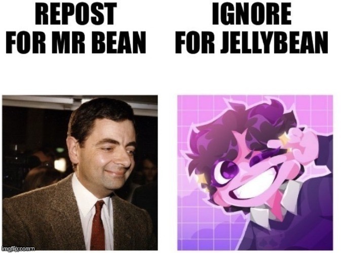 I reposted | image tagged in repost,mrbean | made w/ Imgflip meme maker