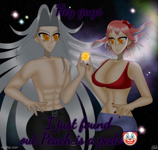 The FitnessGram™ Pacer Test is a multistage aerobic capacity test that progressively gets more difficult as it continues. The 20 | Hey guys; I just found out Peach is a pedo🤡 | image tagged in sayori and sephiroth | made w/ Imgflip meme maker