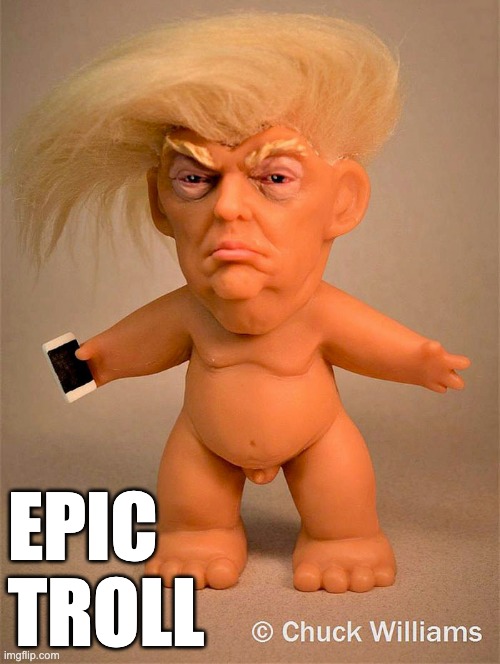 Epic Troll | EPIC
TROLL | image tagged in troll doll | made w/ Imgflip meme maker