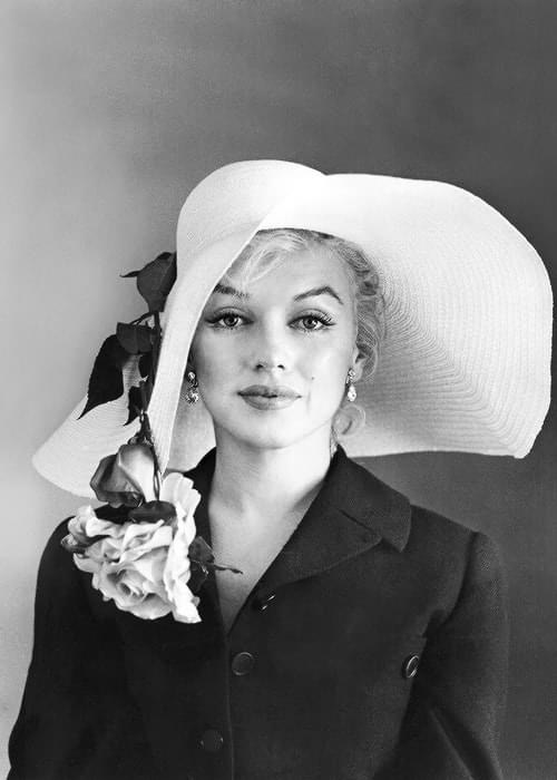 Marilyn Monroe hat Blank Meme Template