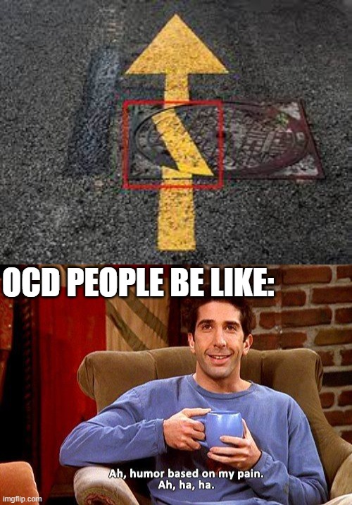 not straight but not gay | OCD PEOPLE BE LIKE: | image tagged in ross humor based on my pain,ocd,funny,ha ha ha ha,memes | made w/ Imgflip meme maker