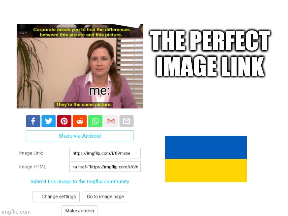 69 IMG LINK POGGG | THE PERFECT IMAGE LINK | image tagged in blank white template,69,ukrainian lives matter | made w/ Imgflip meme maker