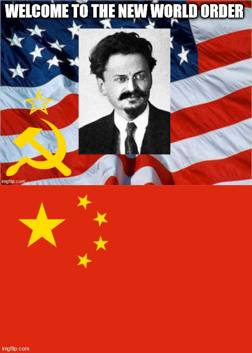 WELCOME TO THE NEW WORLD ORDER | image tagged in china flag | made w/ Imgflip meme maker