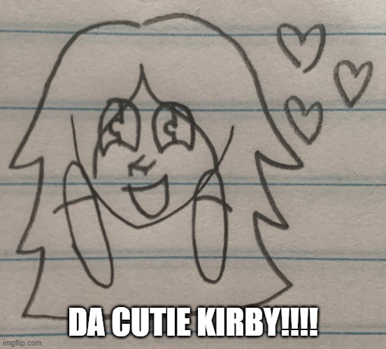 Gordon #4 Awwwww | DA CUTIE KIRBY!!!! | image tagged in gordon 4 awwwww | made w/ Imgflip meme maker