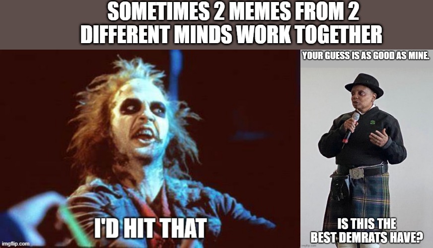 CREATURES of the night | SOMETIMES 2 MEMES FROM 2 DIFFERENT MINDS WORK TOGETHER | image tagged in what the hell | made w/ Imgflip meme maker