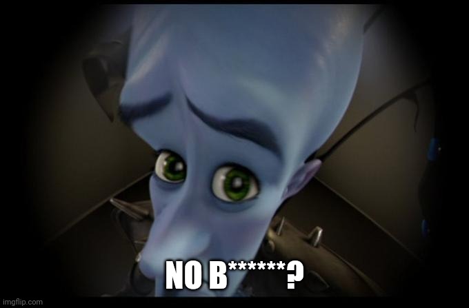 No B****es? | NO B******? | image tagged in no b es | made w/ Imgflip meme maker