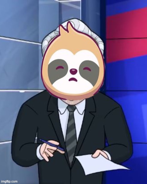 Sloth Blitzer Blank Meme Template