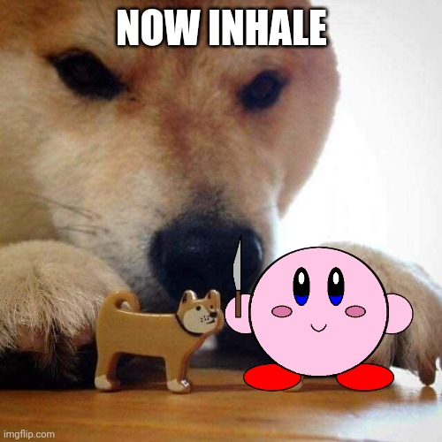 NOW INHALE | made w/ Imgflip meme maker